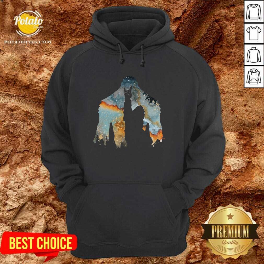 Pretty Bigfoot Rock And Roll Shirt - Image 5
