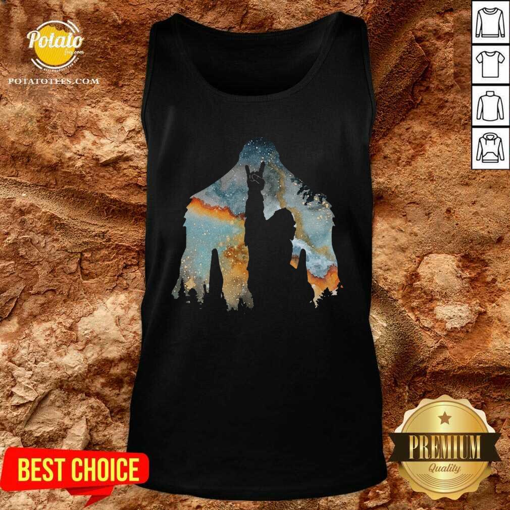 Pretty Bigfoot Rock And Roll Shirt - Image 3