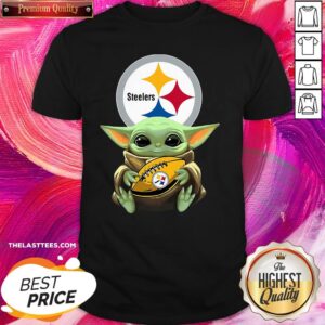 Official Baby Yoda Hug Steelers Shirt