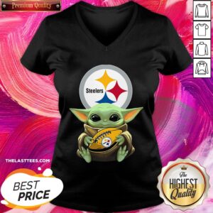 Alternative view of Official Baby Yoda Hug Steelers Shirt