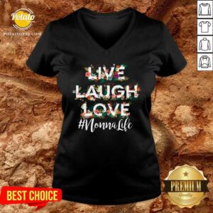 Alternative view of Hot Nonna Live Laugh Love Shirt