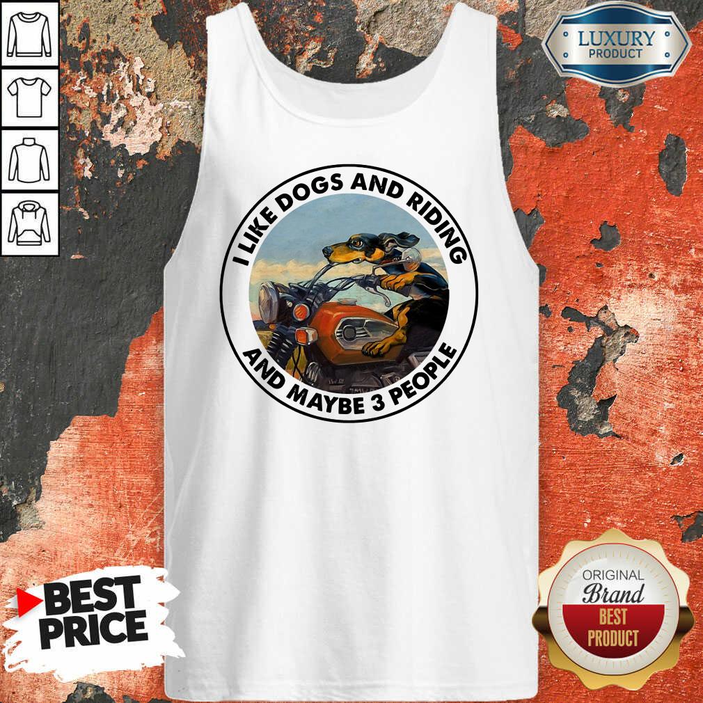 I Like Dogs And Riding Shirt - Image 3