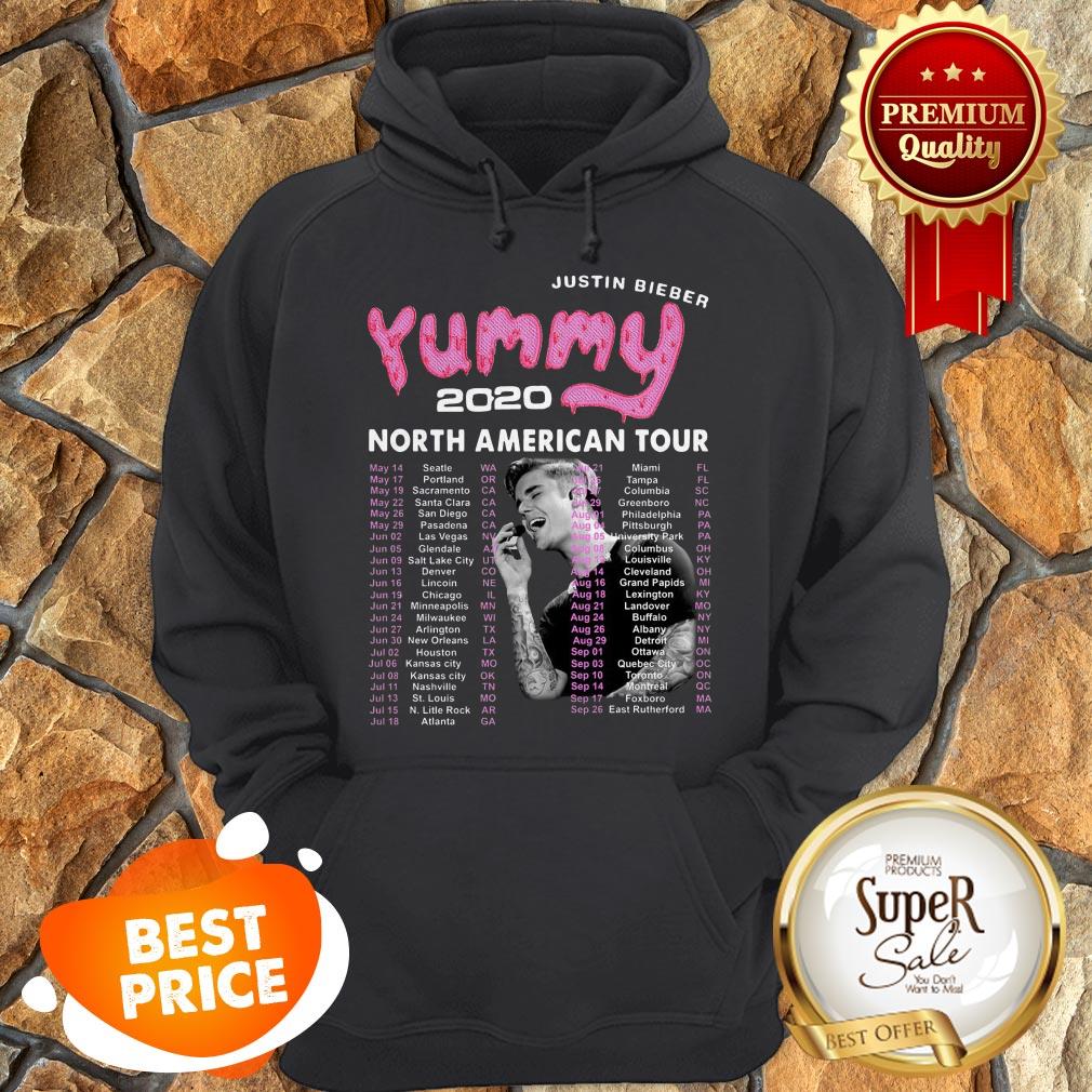 Nice Justin Bieber Yummy 2020 North American Tour Shirt - Image 5