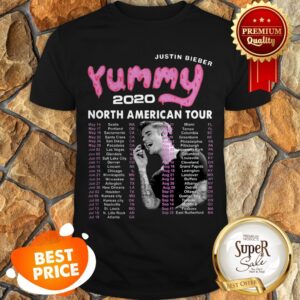 Nice Justin Bieber Yummy 2020 North American Tour Shirt