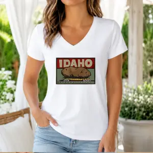 Alternative view of Official Idaho Spud Railcar Potato Shirt