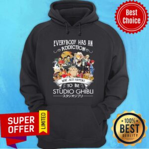 Alternative view of Top Everyone Has An Addiction Mine Just Happens To Be Studio Ghibli Shirt