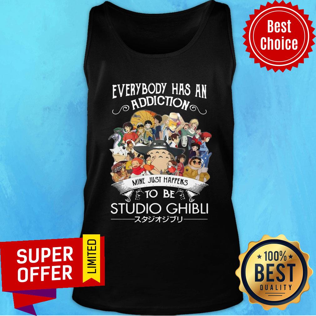Top Everyone Has An Addiction Mine Just Happens To Be Studio Ghibli Shirt - Image 4