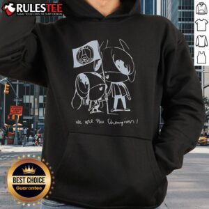 Alternative view of Cute Luis Enrique Wearing Xana We Are The Champions PSG Paris Saint Germain T-Shirt