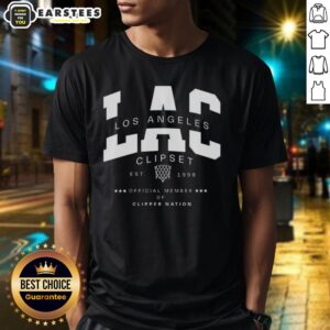 Official Los Angeles Clipset Basketball Est 1998 Official Member Of Clipper Nation T-Shirt