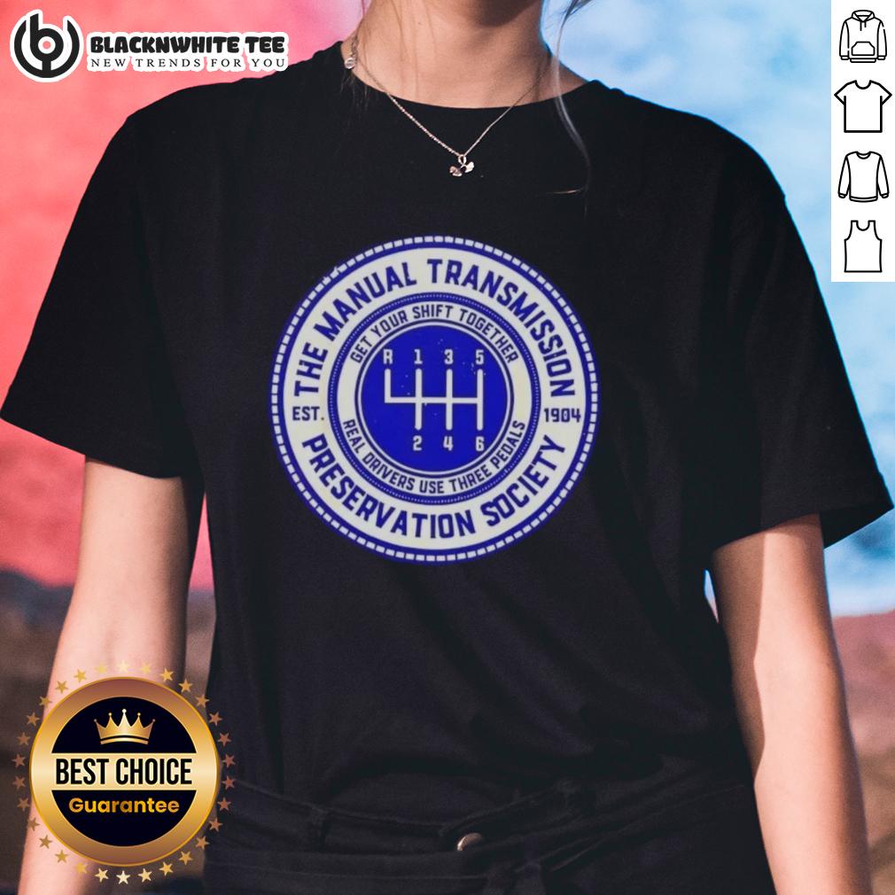 Top The Manual Transmission Preservation Society Est 1904 Vintage T-Shirt - Image 3