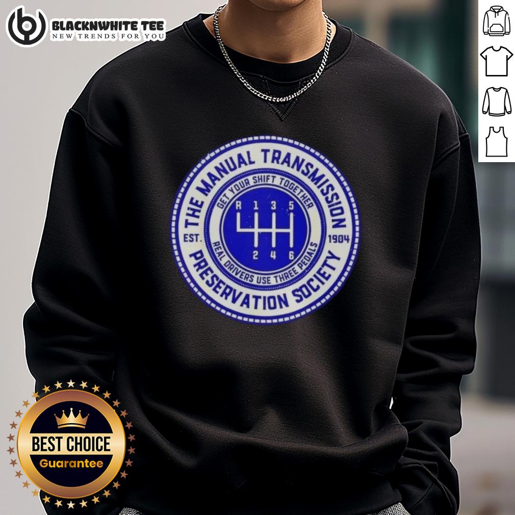 Top The Manual Transmission Preservation Society Est 1904 Vintage T-Shirt - Image 5
