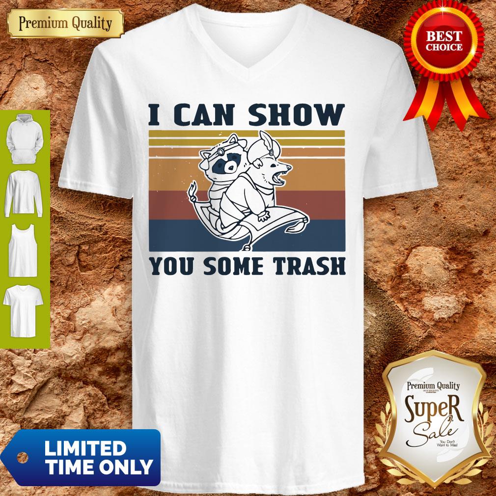 Nice Raccoon And Possum I Can Show You Some Trash Vintage Shirt - Image 4