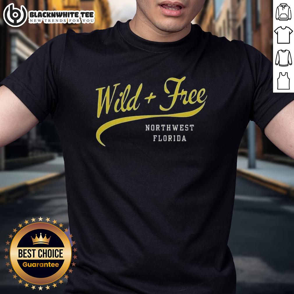 Awesome Wild And Free Northwest Florida Retro T-Shirt