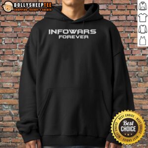 Alternative view of Hot Infowars Logo Vintage T-Shirt