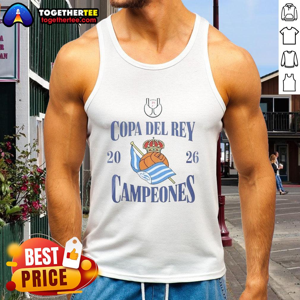 Original Real Sociedad Copa Del Rey Campeones 2026 T-Shirt - Image 4