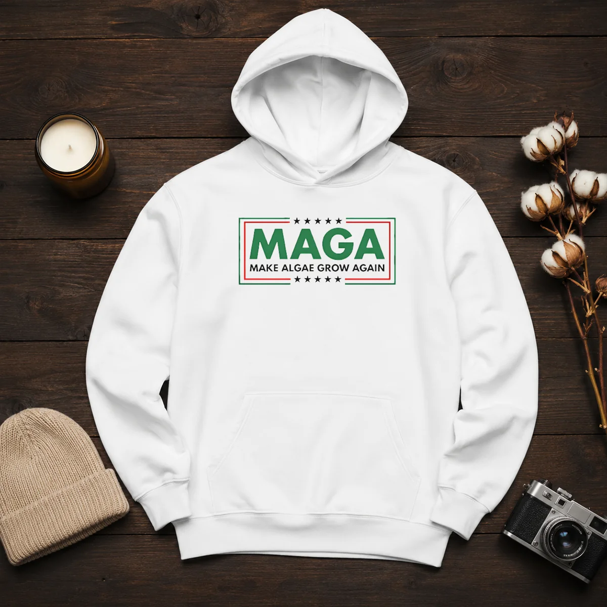 Original MAGA Algae Great Again Memorial Reflecting Pool America 2026 Shirt - Image 6