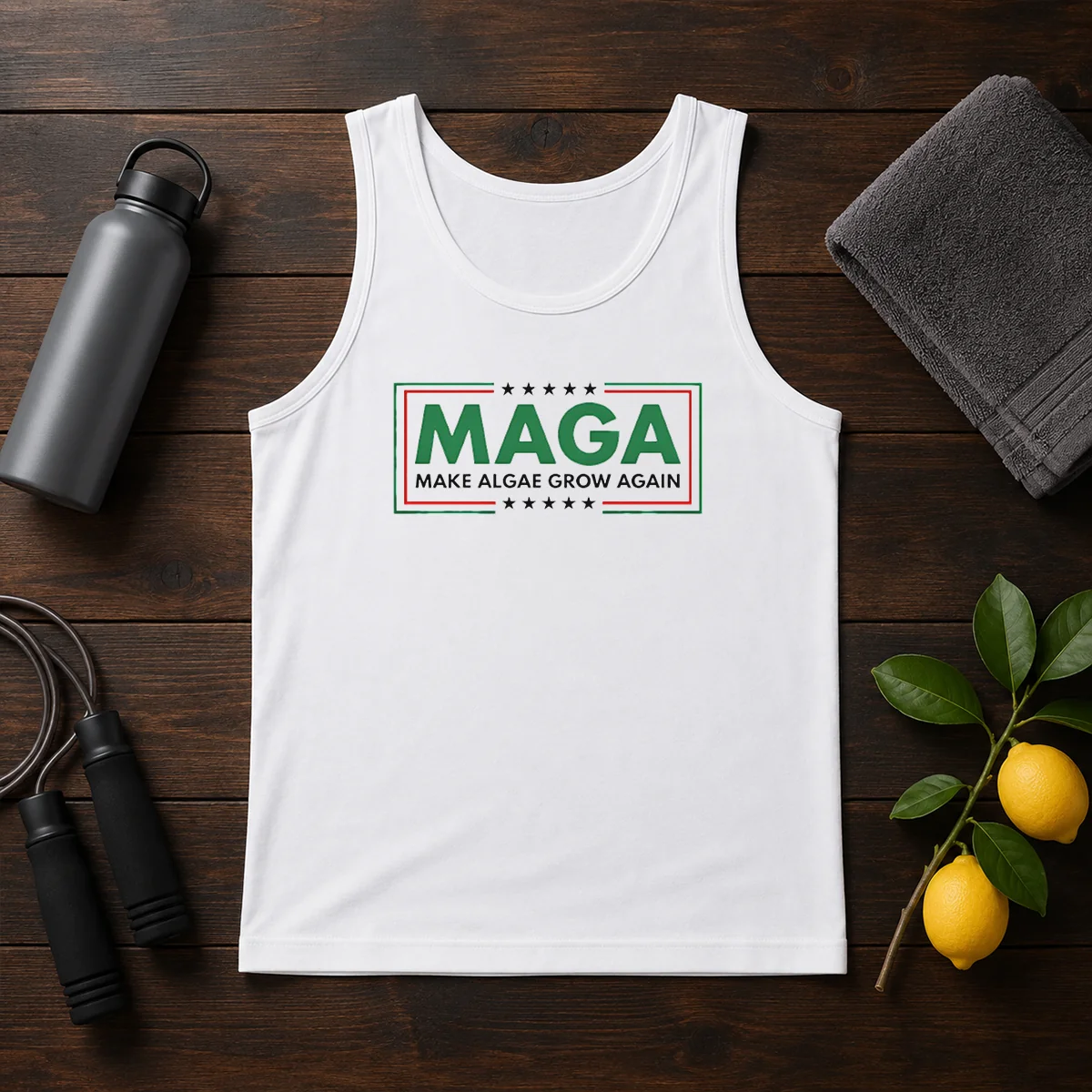 Original MAGA Algae Great Again Memorial Reflecting Pool America 2026 Shirt - Image 3