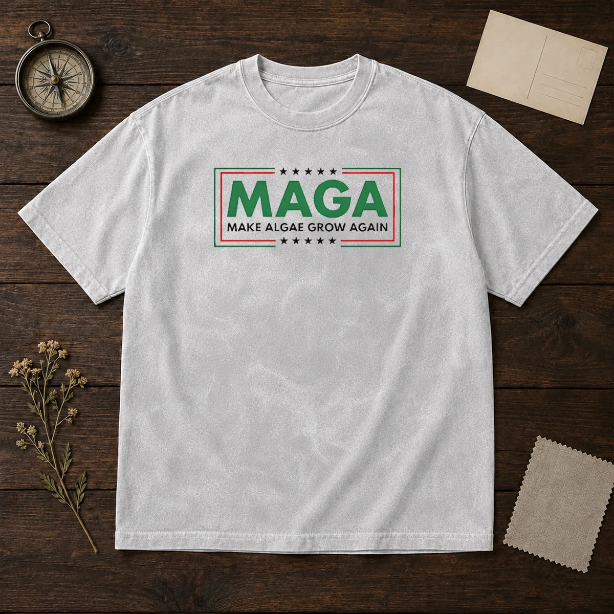 Original MAGA Algae Great Again Memorial Reflecting Pool America 2026 Shirt - Image 8