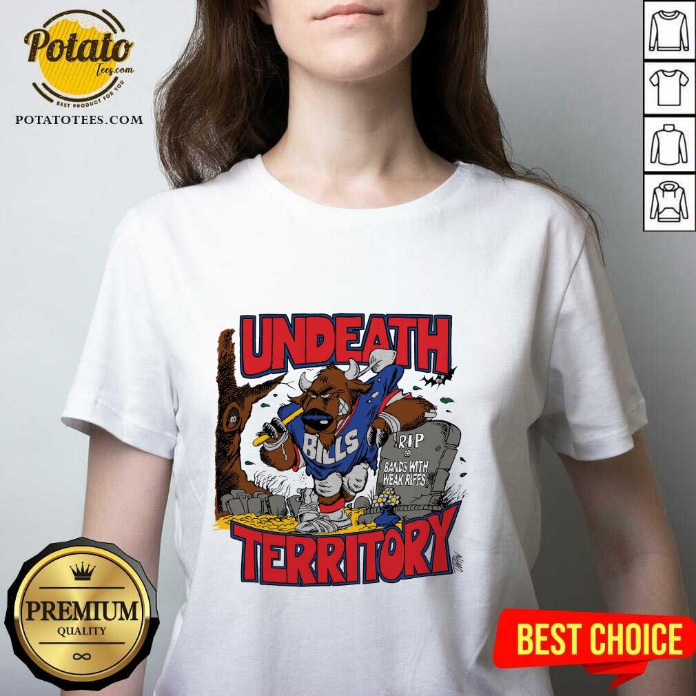 RIP Weak Riffs Undeath Territory T-Shirt - Image 2