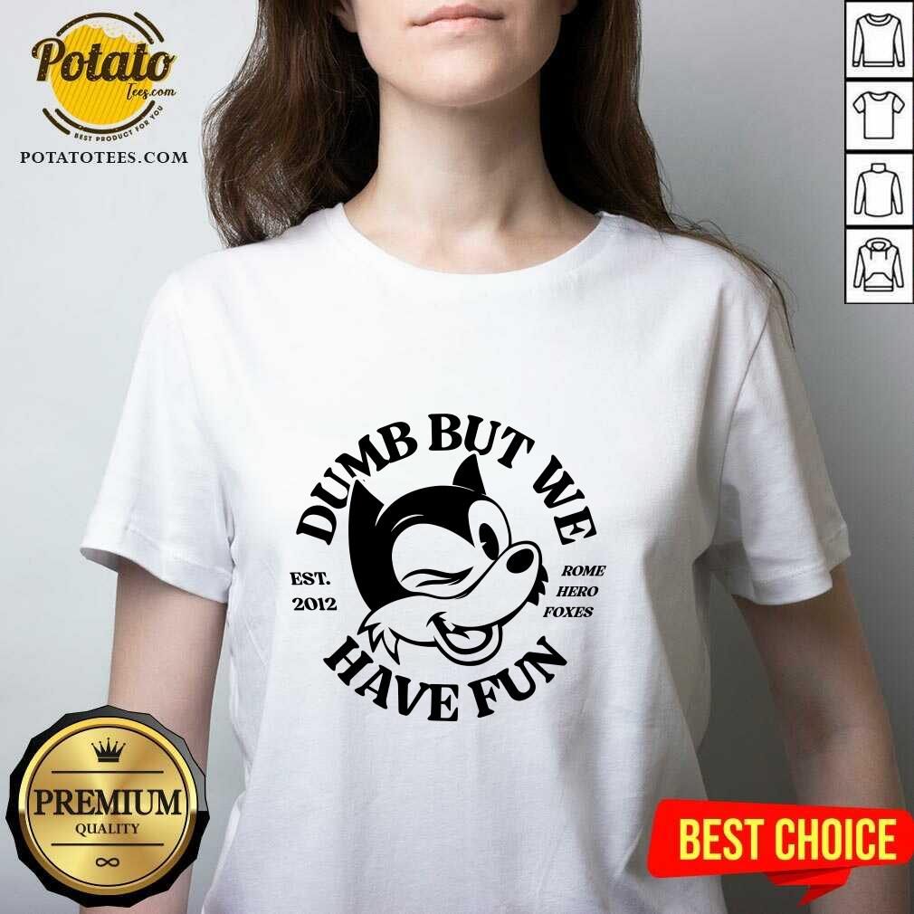 Rome Hero Foxes Dumb But We Have Fun T-shirt - Image 4