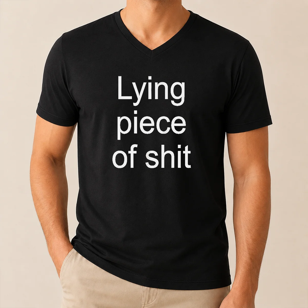Funny Original Lying Piece Of Shit Sarcastic Humor Quote Shirt - Image 2
