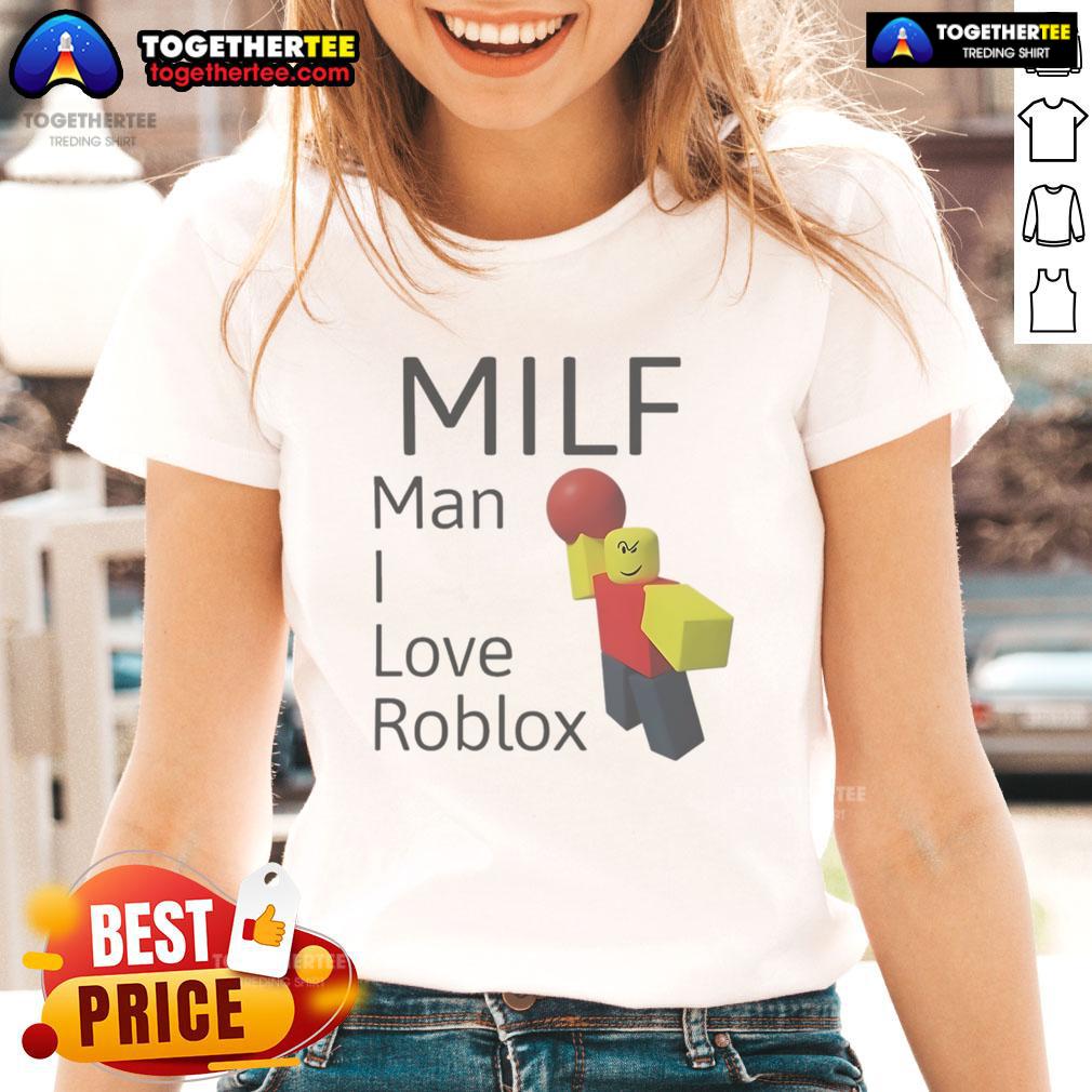 Official MILF Man I Love Roblox T-Shirt - Image 3