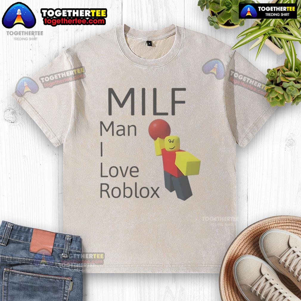 Official MILF Man I Love Roblox T-Shirt - Image 6