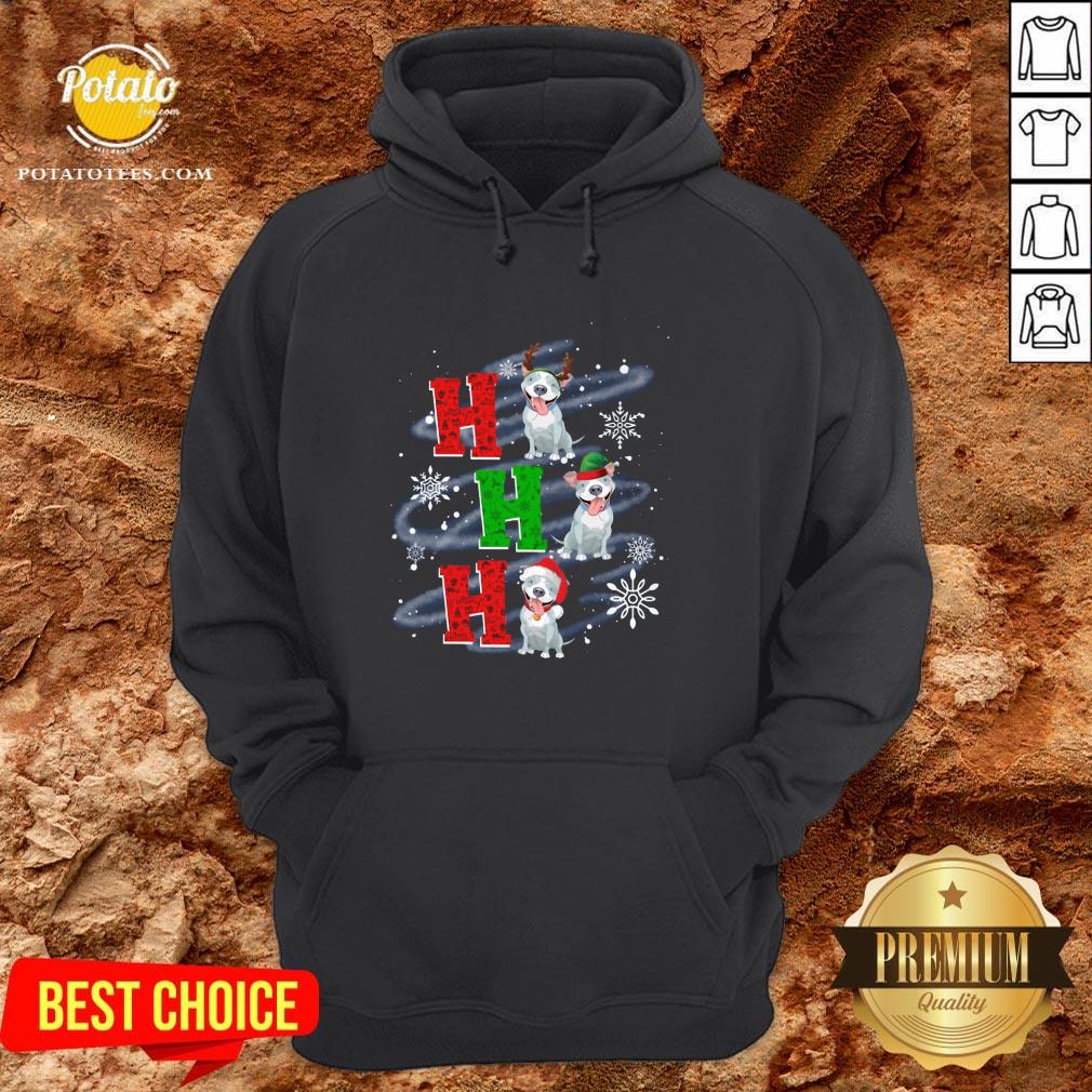 Happy Ho Ho Ho Chritsmas Pitbull Classic Shirt - Image 5