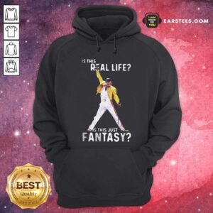 Alternative view of Original Freddie Mercury Is This Real Life Is This Just Fantasy Shirt