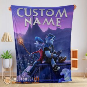 Perfect Disney Pixar Onward Poster Blanket Fleece Customized Blanket