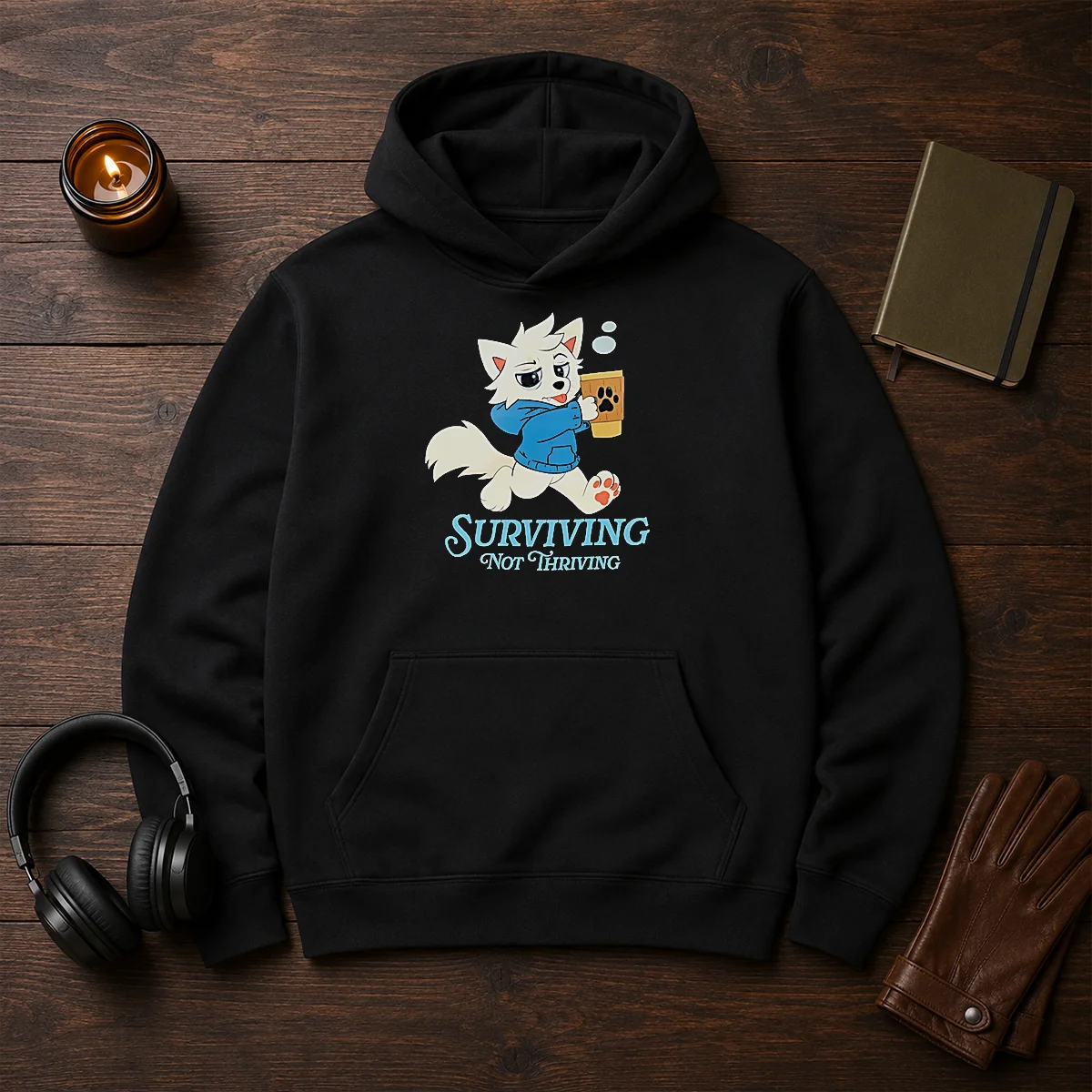 Awesome Surviving Not Thriving Furry Shirt - Image 5