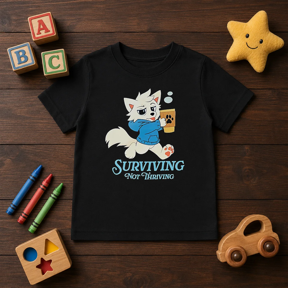 Awesome Surviving Not Thriving Furry Shirt - Image 9