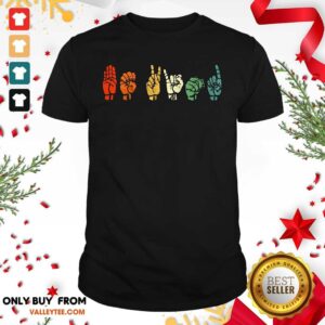 Delicate ASL Sign Language Black Live Matter Kindness Shirt