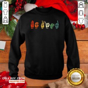Alternative view of Delicate ASL Sign Language Black Live Matter Kindness Shirt