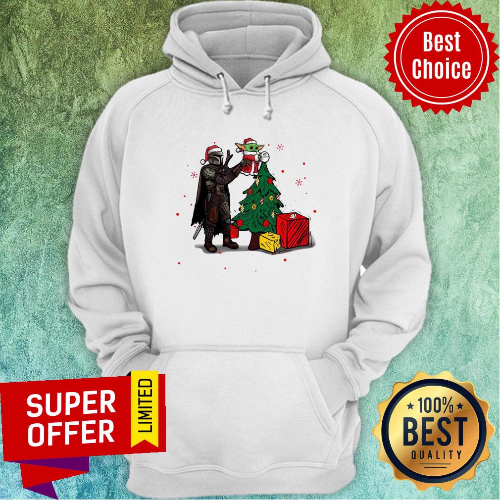 Top Baby Yoda The Mandalorian Star Wars Christmas 2020 Christmas Shirt - Image 3