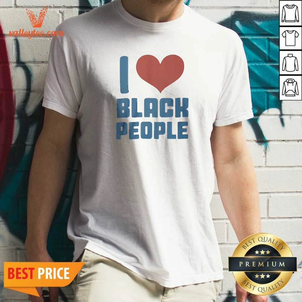 Funny Bre Scullark I Love Black People Shirt