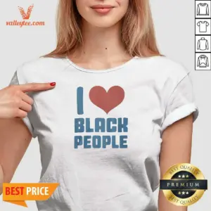 Alternative view of Funny Bre Scullark I Love Black People Shirt