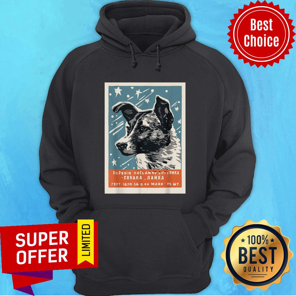 Laika Space Dog Vintage Cccp Soviet Russia Ussr Shirt - Image 5