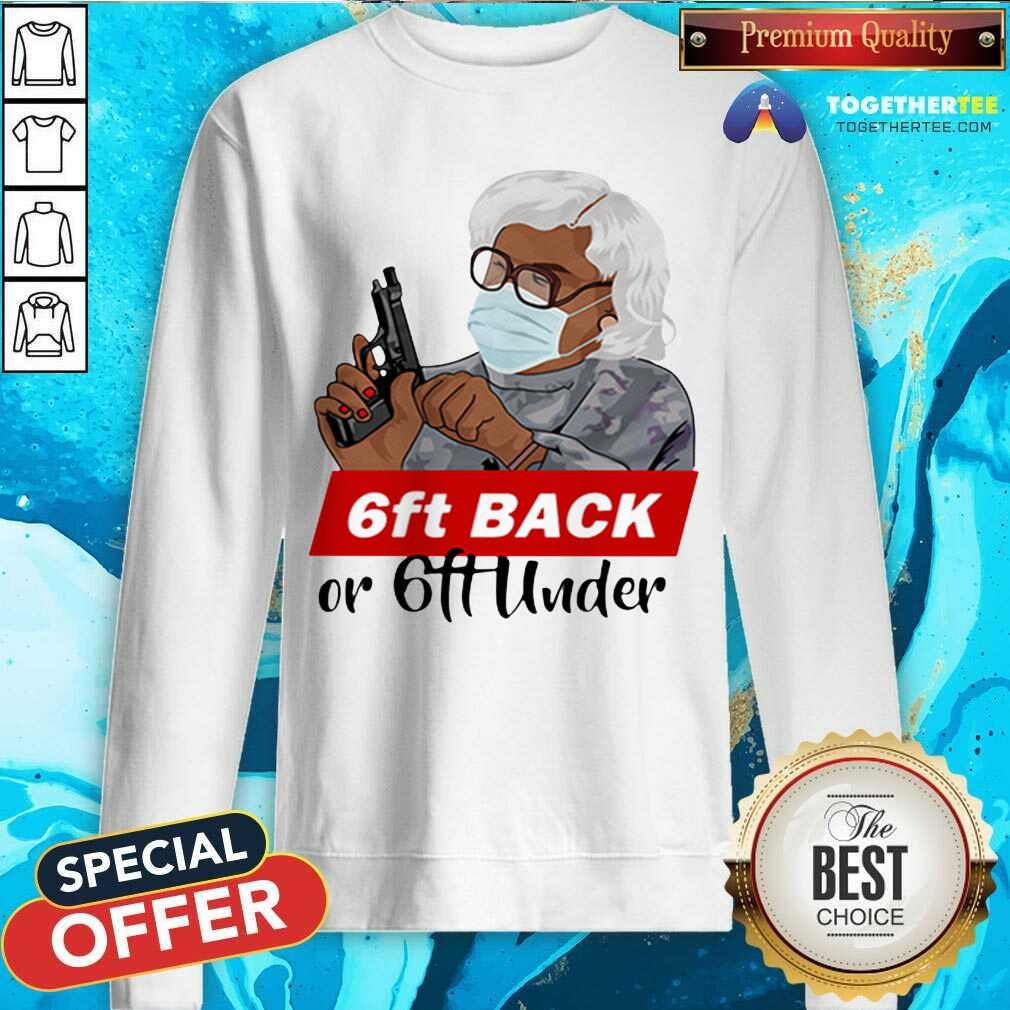 Cute Madea Face Mask Hold Gun 6ft Back Or 6ft Under Shirt - Image 4