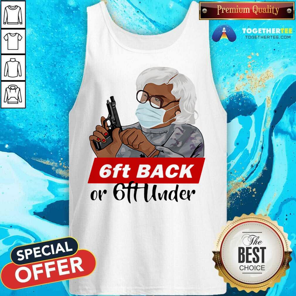 Cute Madea Face Mask Hold Gun 6ft Back Or 6ft Under Shirt - Image 3