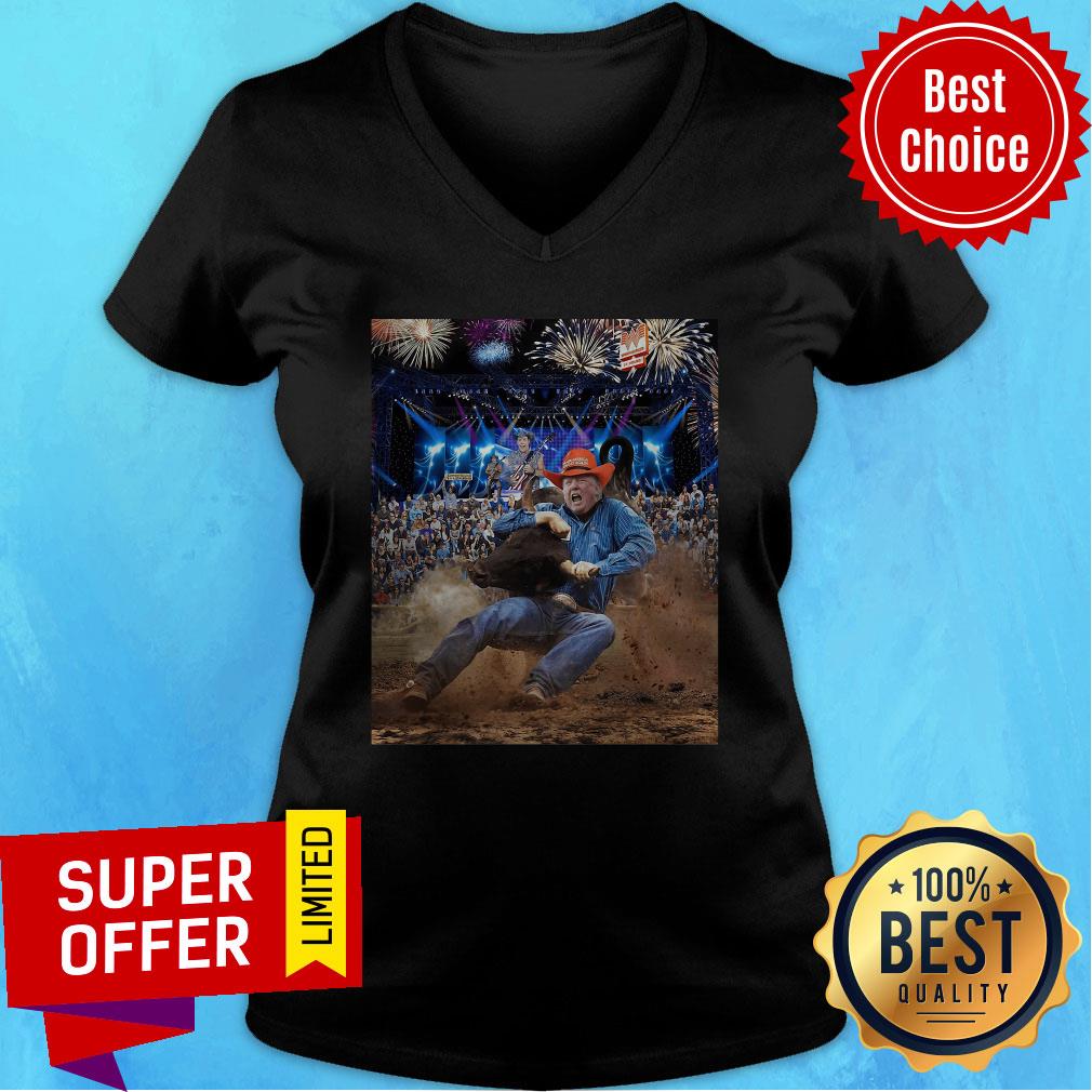 Official Trump Rodeo Ted Nugent Shirt - Image 4