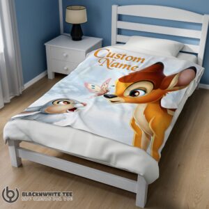 Alternative view of Premium Hot Disney Bambi And Thumper Blanket Fleece Customized Blanket