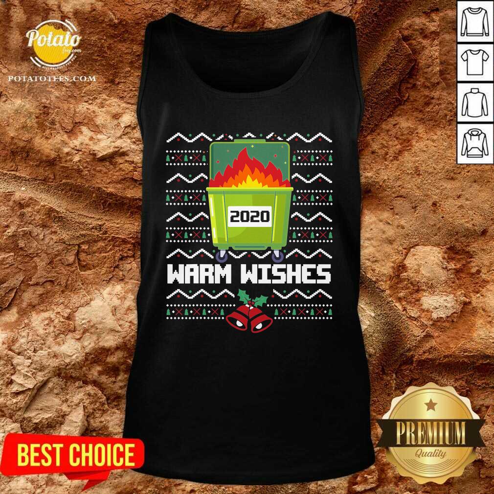 Premium 2020 Dumpster Fire Warm Wishes – Ugly Christmas Shirt - Image 4