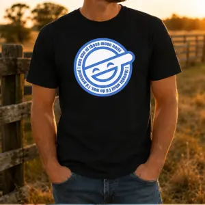 Good Laughing Man Ghost In The Shell I Was One Of Those Moon Nazis I Thought What I'D Do Was Shirt