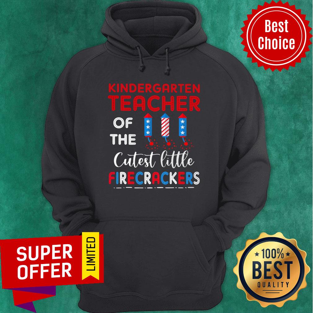 Kindergarten Teacher Of The Cutest Little Firecrackers 4th Of July Shirt - Image 5