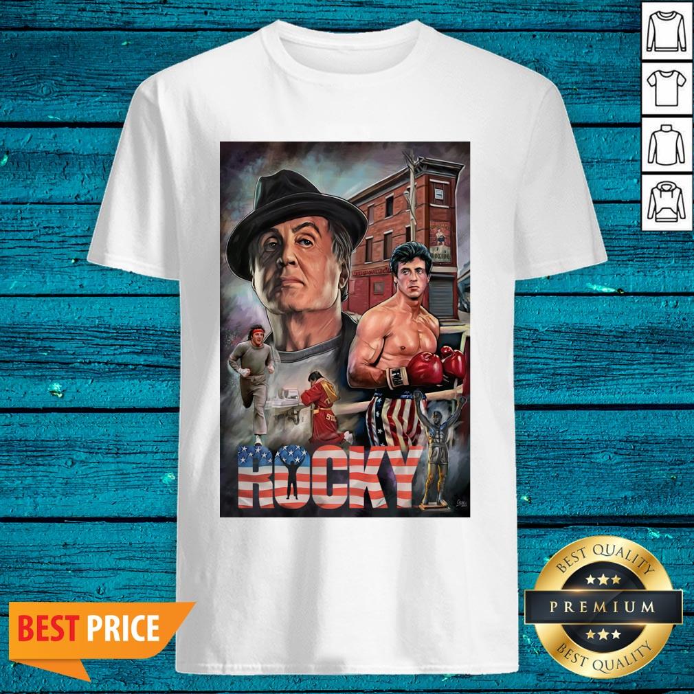 Top Rocky Balboa America Shirt
