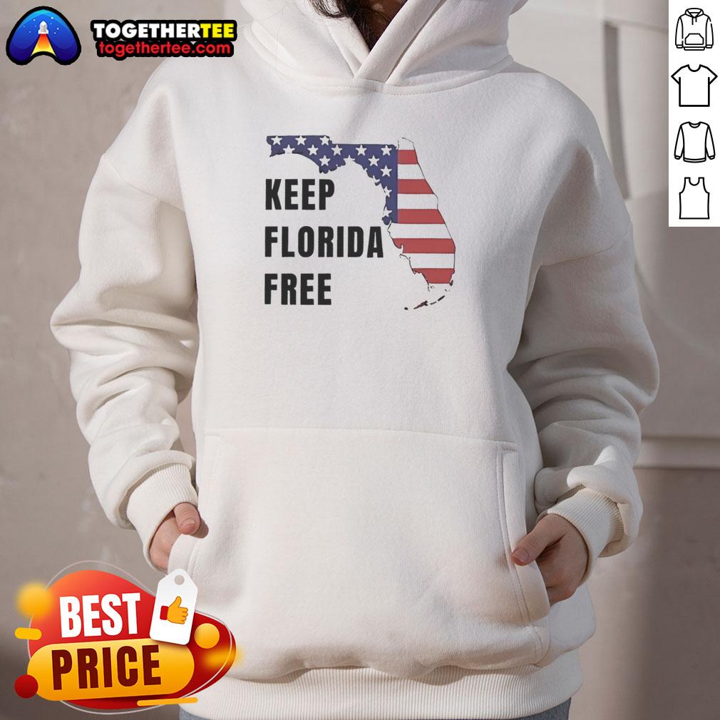 Awesome Keep Florida Free Map T-Shirt - Image 2
