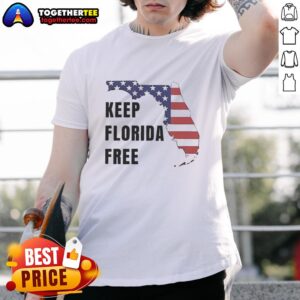 Awesome Keep Florida Free Map T-Shirt