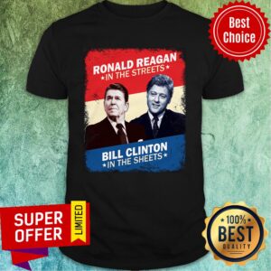 Ronald Reagan Bill Clinton In The Sheets Shirt
