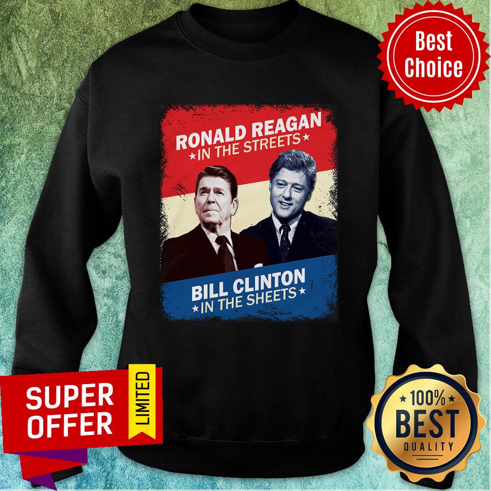 Ronald Reagan Bill Clinton In The Sheets Shirt - Image 5